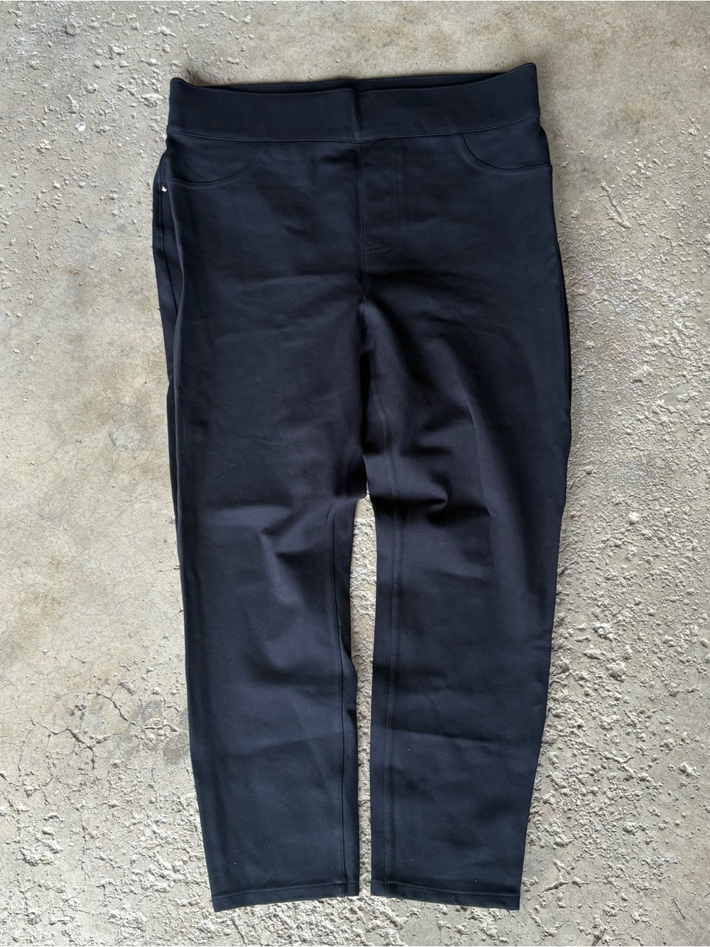 SPANX The Perfect Pant Women's XL Black Ponte Skinny Ankle Pull-On 20202R